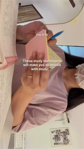Day 2/30 These study technique make you obsessed with study 📚 #shorts #studyvlog