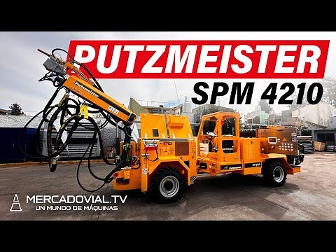 [PUTZMEISTER] Equipo robotizado para shotcrete SPM 4210 Wetkret | Tekno Bomba | Mercado Vial TV