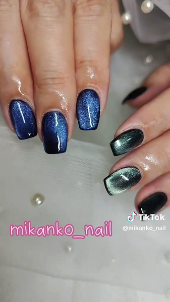 独学ネイリストみかんこのマグネットネイル