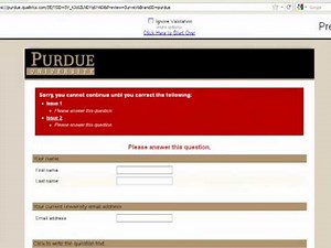 Preview a Survey in Qualtrics