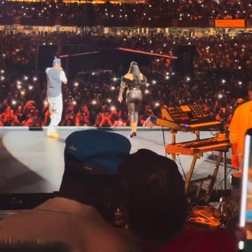 ASAP Rocky and Tyler watching Rihanna perform with Jay-Z #jayz #jayz30 #rihanna #asaprocky