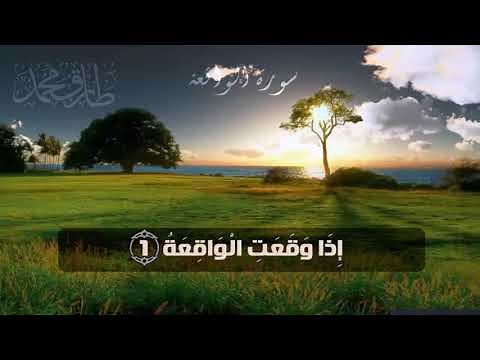 Beautiful recitation of Surah Al-Waqiah by Tareq Mohammad