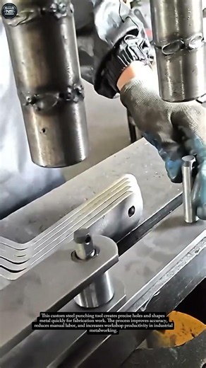 Custom Steel Punching Tool Build | Fast Metal Fabrication Process#MechanicLife#usa #shorts