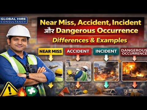 Near Miss, Accident, Incident aur Dangerous Occurrence 🔥 | Difference, Examples & Reporting |
