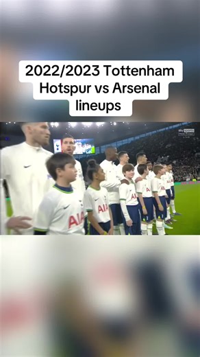 Tottenham vs Arsenal Lineups for 2022/2023 Season