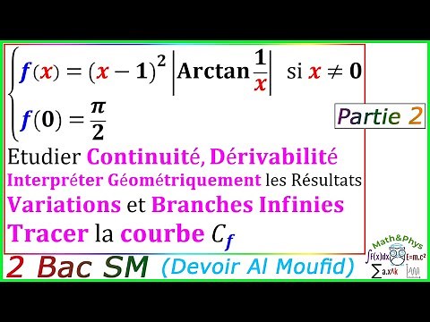 Etude de Fonction - Fonction Arctan - 2 Bac SM - [Exercice 15]