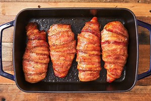 Pepper-Glazed Bacon-Wrapped Chicken Is Insanely Addictive