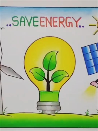 Save Energy Drawing / Energy Conservation Day Poster Drawing / Save Energy Save Earth Drawing Easy #drawing #pencildrawing #easydrawing #art #abcdrawing