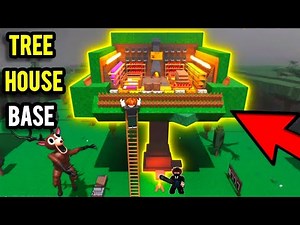 I Built The ULTIMATE Tree House Base in 99 Nights in The Forest - Roblox