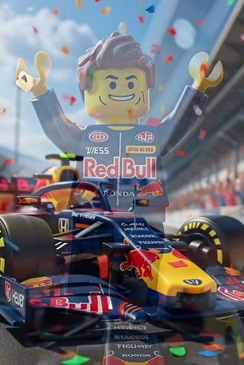 LEGO MAX VERSTAPPEN! 😳🔥Champion Mode • Red Bull Power #shorts