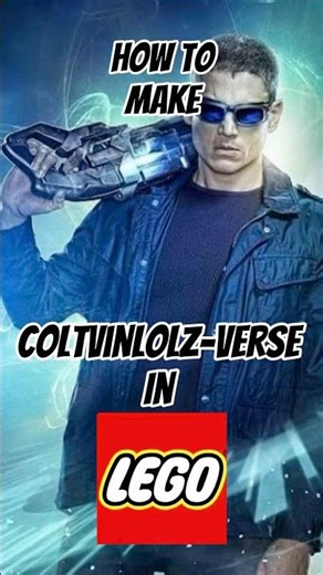 How to make Coltvinlolz-Verse Captain Cold in Lego #lego #captaincold #flash #dc #shorts #tutorial