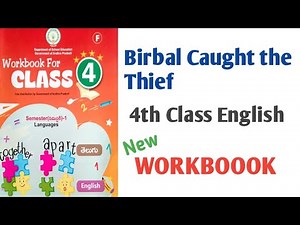BIRBAL CAUGHT THE THIEF 4th Class English Workbook //worksheets//