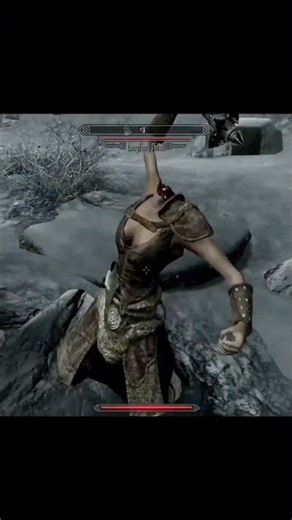 Headless people rampage! Funny bug #shorts #skyrim