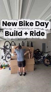New bike day! Let’s build and ride my new Yeti 160e #newbikeday #yeticycles #yeti #bike