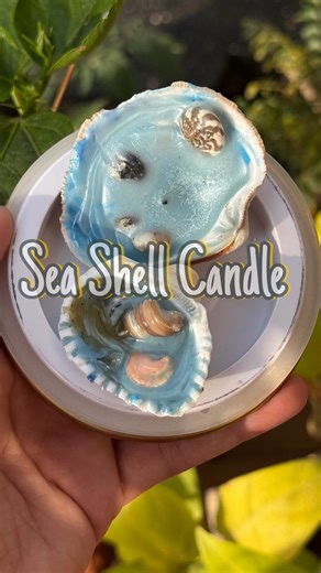 Divya Iyer on Instagram: "Turns out collecting sea shells really does pay off.. I’ve been saving shells (and a little sand 🤭) for years, always telling myself I’ll DIY something “one day.” Finally did and it was worth the wait ❤️ Used some old candles, melted them down and played with pastels for the colour. Loved the entire process and how beautiful this tiny sea shell candle turned out but of course we need more if these diy for the huge collection I have ! #seashellart #candlemaking #diycand