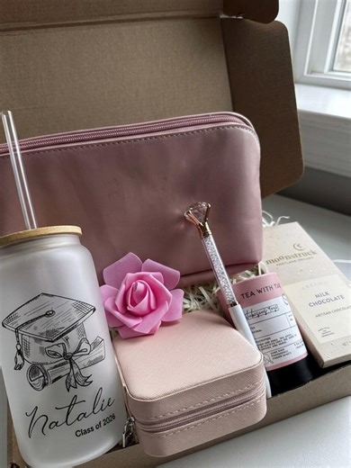 Graduation Gift Box for Her, Personalized Gift, Custom Name Gift, College Graduation Gift, Gift for Student - Etsy