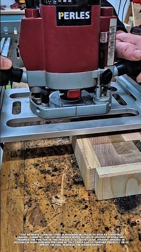 Precision Wood Slot Cutting Using Router Guide Rail | Woodworking Technique.