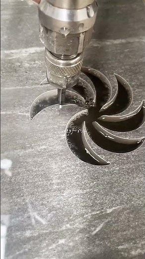 Water knife process for carving ceramic slabs- Good tools and machinery make work easy