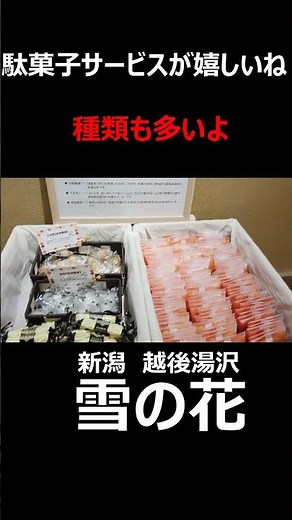 【越後湯沢最強の温泉宿】みんな大好き共立リゾート！湯けむりの宿|雪の花は駅近アクセス抜群 サービスてんこ盛りで大満足間違いなし ＃越後湯沢＃共立リゾート#shorts