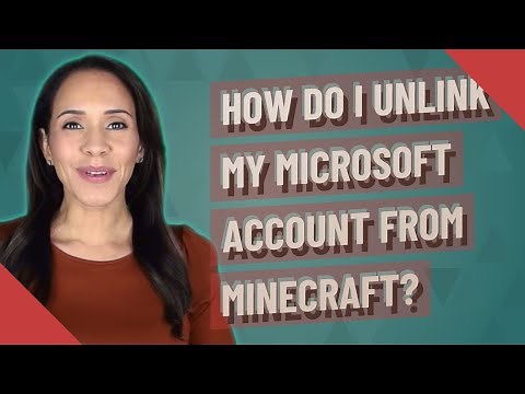 How do I unlink my Microsoft account from Minecraft?
