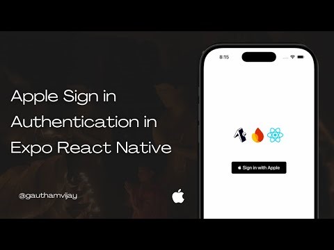 Apple Sign-in implementation in Firebase Authentication - Expo React Native Application