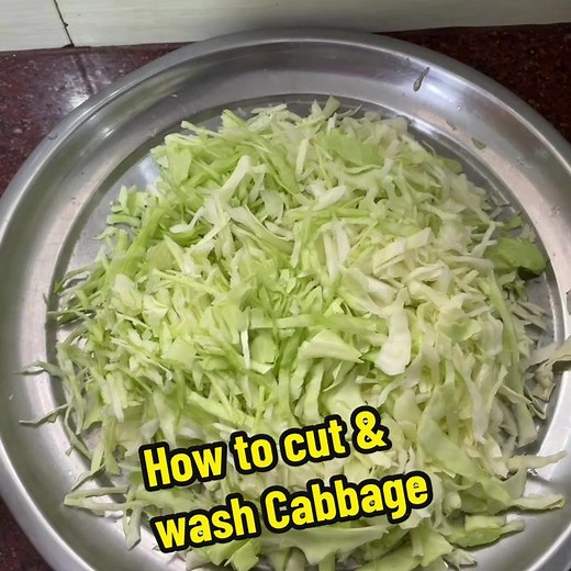 Easy Steps to Cut and Wash Cabbage