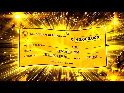 Check of Abundance and Prosperity | Ask the Universe and it Will Be Given to You | Visualization