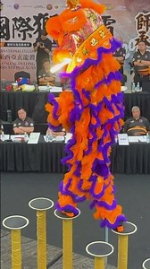 Amazing Final Jump Acrobatic Lion Dance Performance! 🦁🔥 #liondance #acrobaticliondance