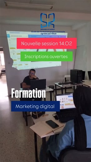 serania academy | 🚨‼️Nouvelle session : formation en Marketing Digital ✨Chez SERANIA ACADEMY École de formation professionnelle agréée par l’État 📌... | Instagram