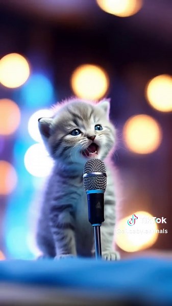 Cute Cat Singing Cuteness Overload Video