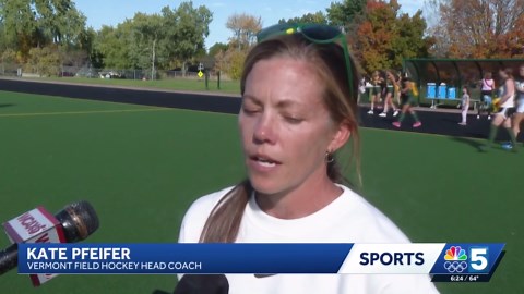 The University of Vermont and Middlebury field hockey both in action as the conference playoffs near