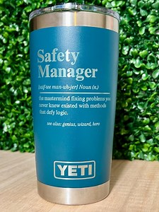 Safety Manager Design for YETI - Mug - Hat Etc - Etsy
