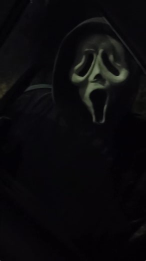 Let me in... KNB style mask from facethemasterstudio.com Scream 3 robe from Screamrobes Buck 120 general from Buck knives #scream7 #scream #ghostface #horror #screammovie