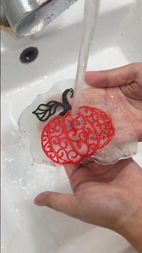 Free standing lace(FSL) embroidery🤔 #embroiderymachineforbeginners #shorts #embroidery