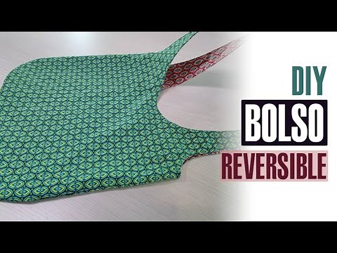 DIY! COSER un BOLSO REVERSIBLE fácil! 😄