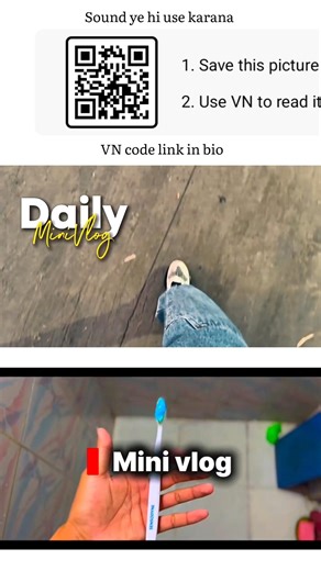 New VN Video Editing QR Template | VN Video editor QR code | VN Video Editing Tutorial 2026 #vncode