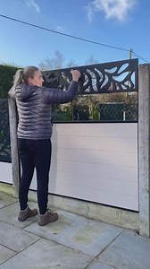 20K views · 1.2K reactions | Install your new fencing in minutes!  Our premium composite fences are easy to install, simple slot them in, no need for any tools  Shop today with free mainland UK delivery available  | Charles & Ivy | Facebook
