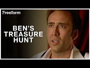 Benjamin (Nicolas Cage) Uncovers a Hidden Clue | National Treasure | Freeform