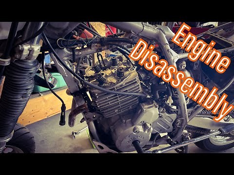 Honda XR650 Rebuild Part 1 - Valve Cover, Head, Cylinder Removal