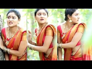 Ranjani raghavan unseen saree navel |serial actress |