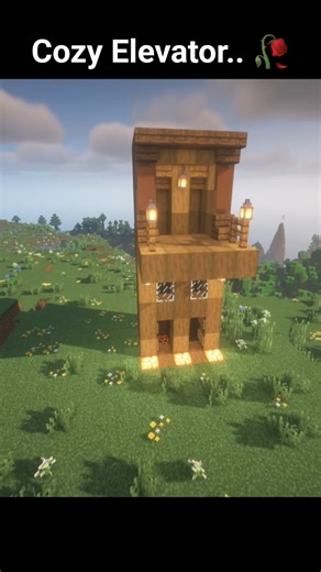 This Elevator Is TOO SMOOTH 😳 | Minecraft #mctutorial #minecraftbuilding #shortsminecraft