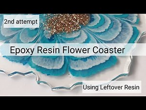 Resin Flower Coasters Easy Method