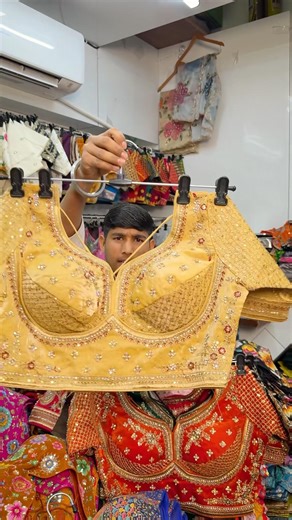 Sabyasachi Diamond Handwork Bridal Blouse - D-NO. 6648 #fashion #bridalblouse