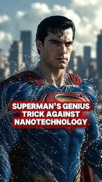 Superman’s Genius Trick Against Nanotechnology #dc #superman #ai #shorts_video