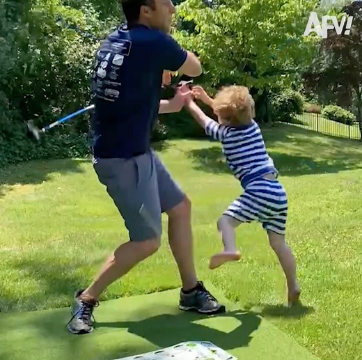 Sometimes the "F" in "AFV" stands for FORE!!!! 😂 | America's Funniest Home Videos