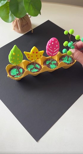 Cute Spring Crafts for Kids Using Egg Cartons