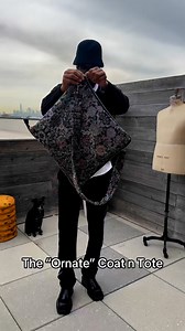 The “Ornate” Coat N Tote by Cointel ™️ ♻️ www.HistoryDipped.com | Bryce LeMay