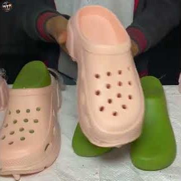 Crocs Slipper Manufacturing Process – Start to Finish (Factory Tour)#shorts#ViralShorts #Satisfying