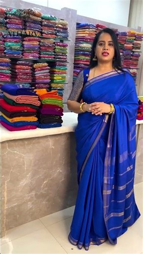Our Mysore Silk Sarees are now back in stock in unique, trending colour combinations