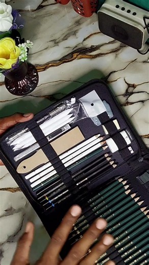 Complete Drawing Kit Unboxing & Review 🎨#art #drawing #artist